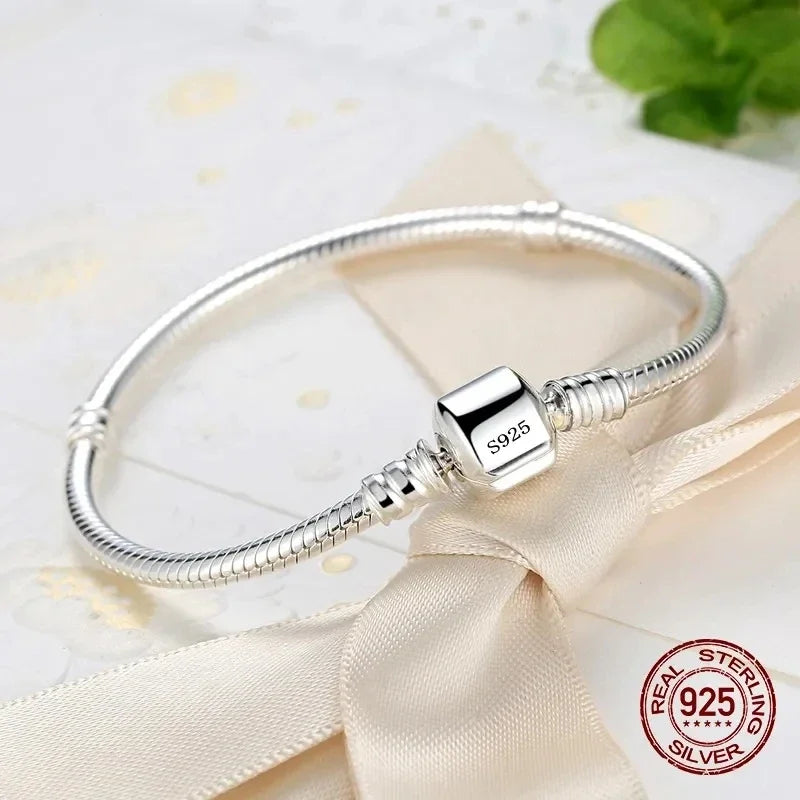 Pulseira para berloques- Prata 925